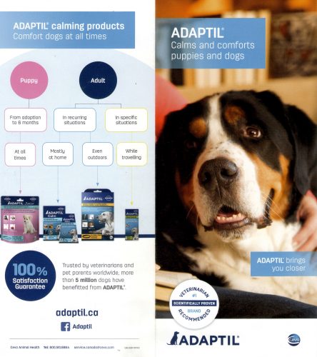 Adaptil - Calms and comforts puppies and dogs